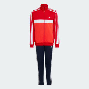 Adidas Trainingsanzug Kinder Colorblock - rot