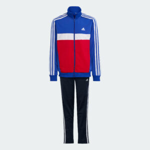 Adidas Trainingsanzug Kinder - blau/rot Colorblock