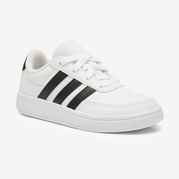 Adidas Turnschuhe Kinder Schnürung - Breaknet weiβ/schwarz