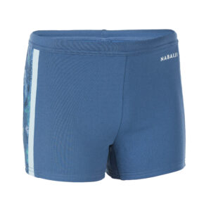 Badehose Boxer Jungen - Yokob blau/gelb