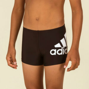 Badehose Boxer Kinder Adidas - Logo schwarz/weiss