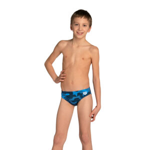 Badehose Slip Kinder Arena - Camo blau