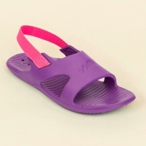 Badesandalen Kinder - Slap 100 Basic violett/rosa