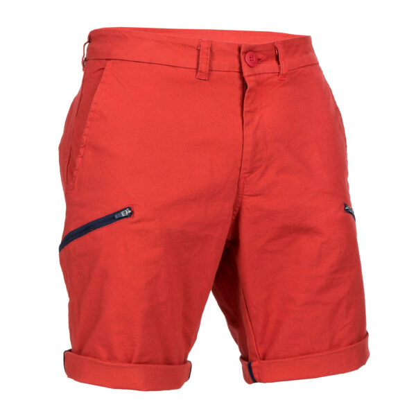 Bermuda Shorts Segeln Herren strapazierfähig 100 rot