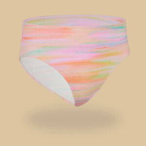 Bikini-Hose Mädchen hoch tailliert 500 BAO BLUR