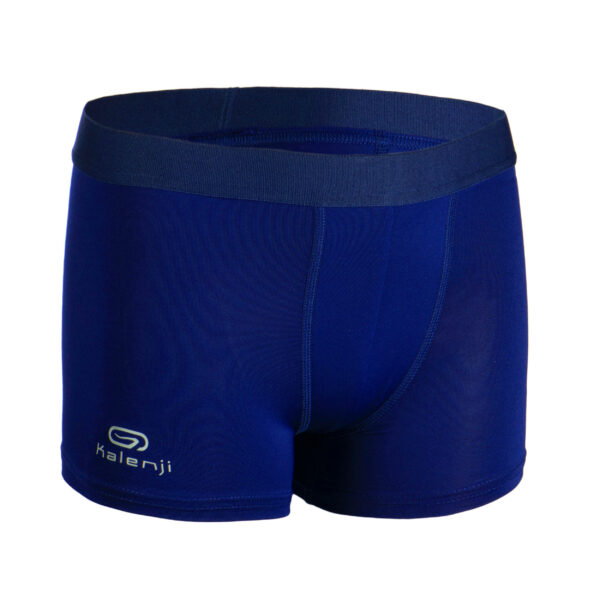 Boxershorts atmungsaktiv AT 500 Laufen Jungen electric blue