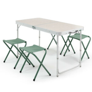 Campingtisch klappbar mit 4 Hockern 4-6 Personen