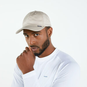 Cap Damen/Herren Canvas 100 beige