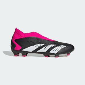 Damen/Herren Fussballschuhe - Predator.3 Laceless FG schwarz/pink