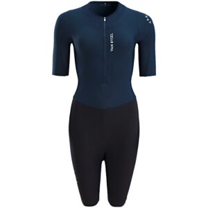 Damen Radsport Zeitfahranzug - Racer dunkelblau/schwarz
