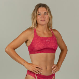 Damen Sportbikini Oberteil - Kamyleon Mala rubinrot