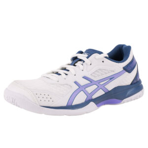 Damen Volleyball Hallenschuhe - Asics Gel Spike 4 weiss/blau/violett