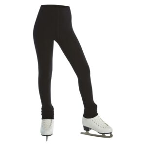 Eiskunstlauf-Strumpfhose fusslos Kinder - schwarz