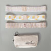 Elastikbänder 3er-Set Textil Widerstand 5-6-7 kg - Toneband
