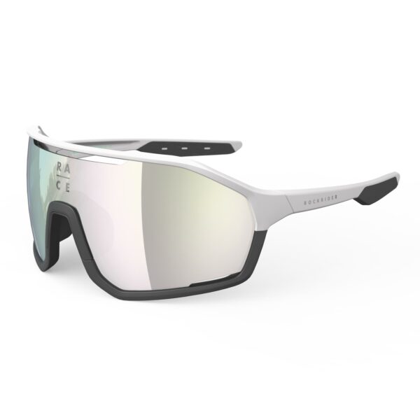 Fahrradbrille XC Race II Kategorie 3 Damen/Herren weiss