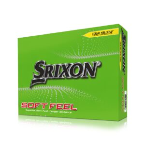Golfbälle Srixon Soft Feel 12 Stück gelb
