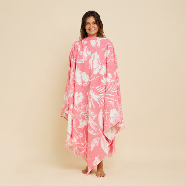 Handtuch Poncho XXL Hawaian 190x190 cm