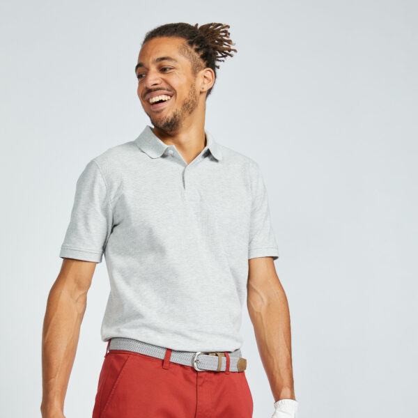 Herren Poloshirt kurzarm - MW500 hellgrau