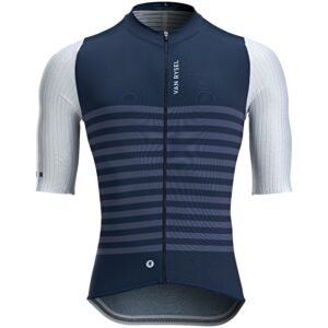 Herren Rennrad Radtrikot – Racer Pro weiss/blau