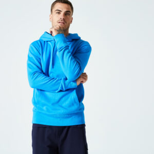 Kapuzenpullover Herren - 500 Essentials hellblau