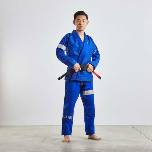 Kimono Brasilianisches Jiu-Jitsu BJJ 500 Damen/Herren blau