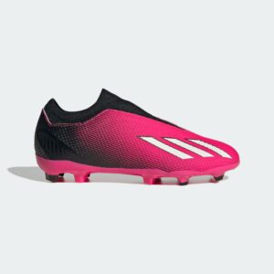 Kinder Fussballschuhe - X Speedportal.3 Laceless FG schwarz/pink