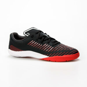 Kinder Hallenschuhe Futsal - Ginka 500 schwarz/rot