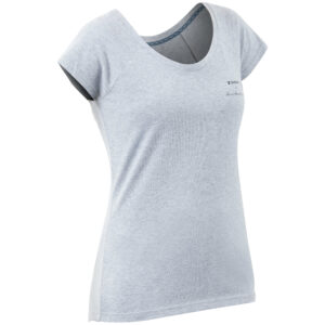 Kletter-T-Shirt Damen - Vertika Flore Beaudelin grau
