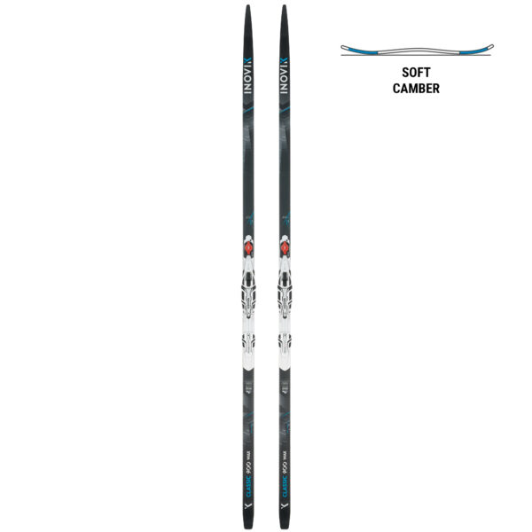 Langlaufski Classic 900 Wachs Soft-Camber + Rottefella-Bindung Erwachsene