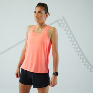 Lauf-Tanktop Damen - Light koralle