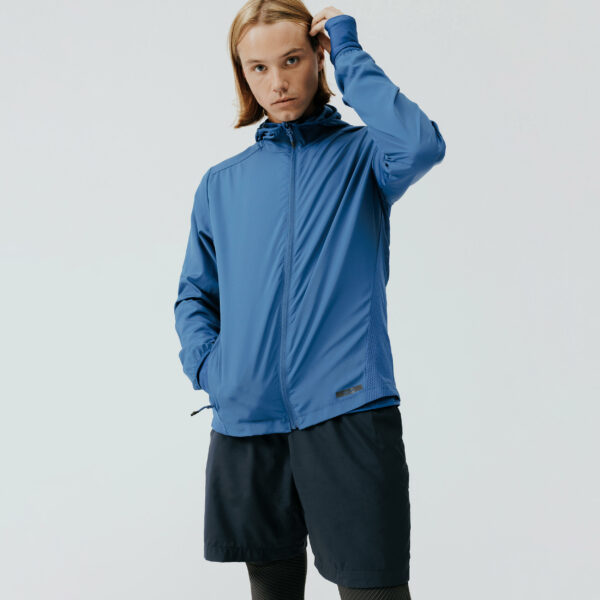 Laufjacke Herren winddicht - Run Wind blau