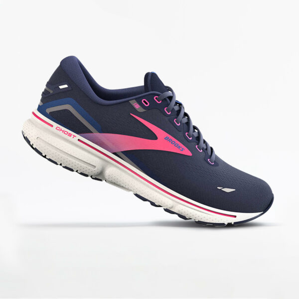 Laufschuhe Damen Brooks - Ghost 15 blau/rosa