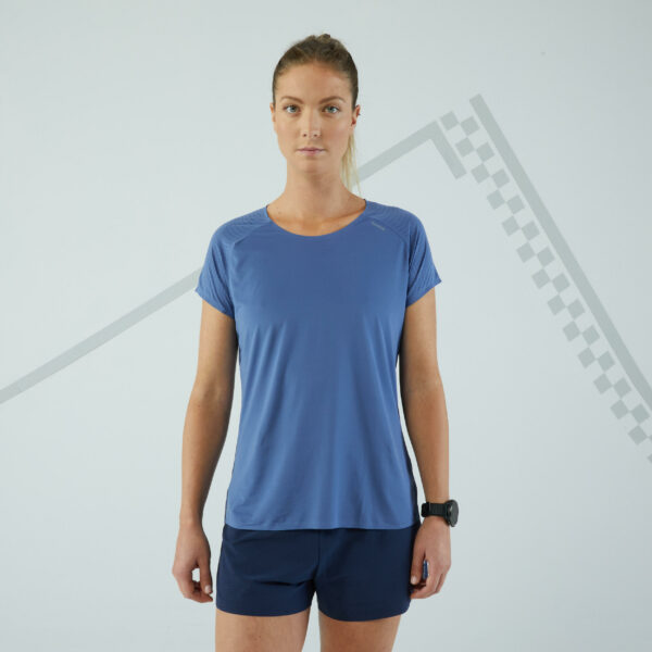Laufshirt kurzarm Damen - Light grau