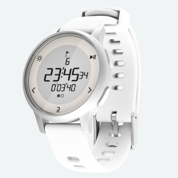 Laufuhr Stoppuhr Intervalltraining - W500S weiss