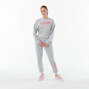 Puma Jogginghose Damen Slim Baumwolle - grau