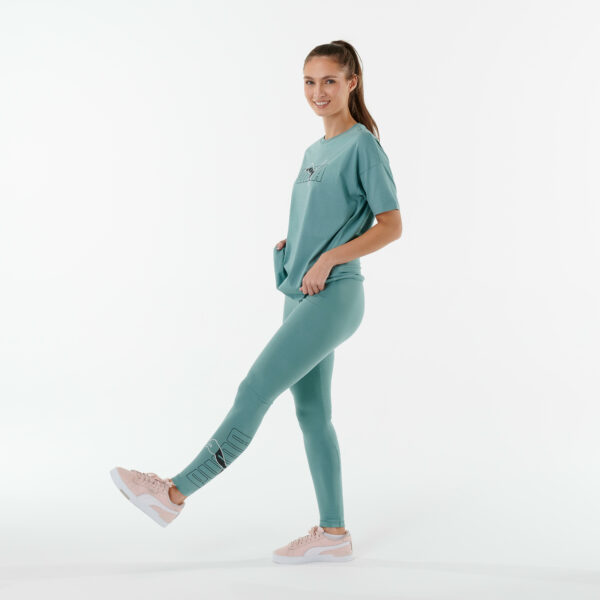 Puma Leggings Damen Baumwolle - grün