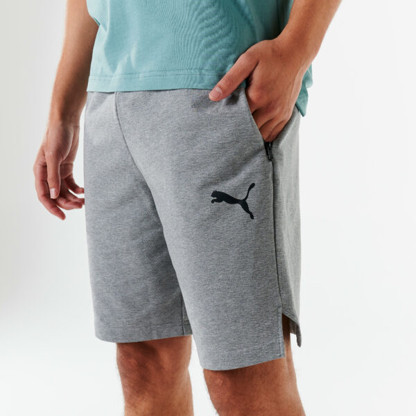 Puma Shorts Herren Baumwolle - grau