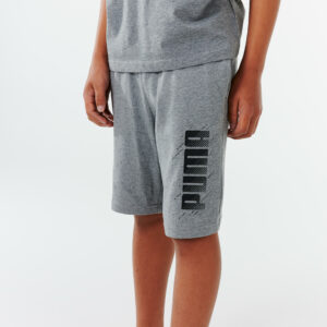 Puma Shorts Kinder - grau bedruckt