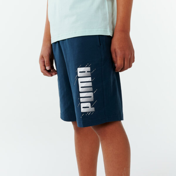 Puma Sporthose Shorts Jungen - marineblau bedruckt