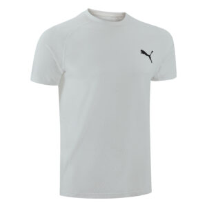 Puma T-Shirt Herren Baumwolle - weiss