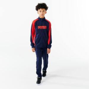 Puma Trainingsanzug Kinder Synthetik atmungsaktiv - marineblau/rot