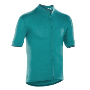 Radtrikot kurzarm Herren GRVL900 Merino grün