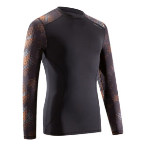 Rashguard Grappling 100 schwarz