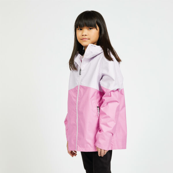 Regenjacke Segeln Kinder wasserdicht 100 rosa