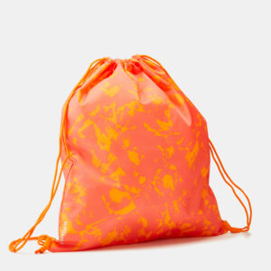 Schuhtasche Fitness faltbar - Print orange/rosa