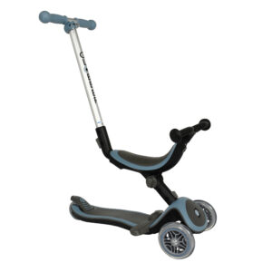 Scooter Tretroller Kinder mit 3 Rädern und Sitz - Globber Go-up Expert blau