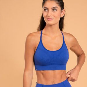 Seamless Bustier Yoga Premium - indigo