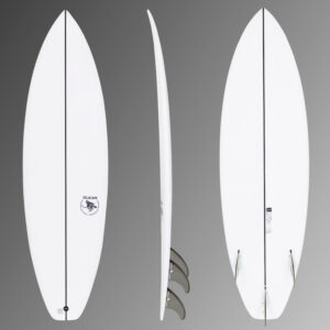 Shortboard Kinder 900 5' 20 L Lieferung mit 3 FCS2-Finnen.