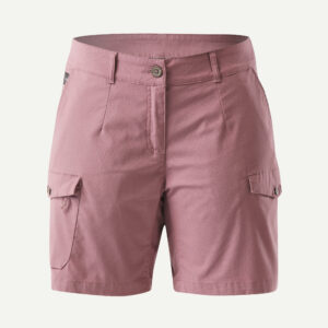 Shorts Damen Backpacking Baumwolle - Travel 100 altrosa