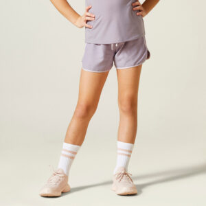 Shorts atmungsaktiv Mädchen - W500 lila